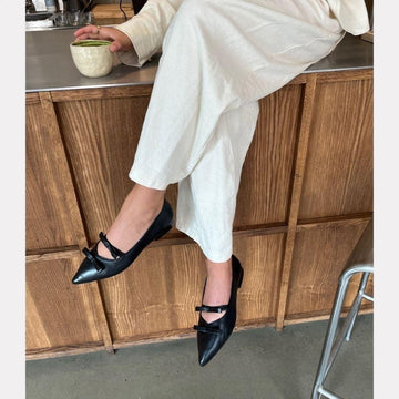 COPENHAGEN SHOES THE ONE - BLACK Ballerinas 0001 BLACK