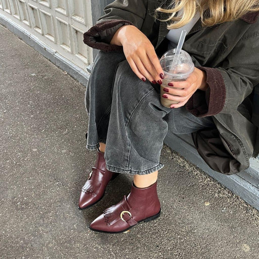 COPENHAGEN SHOES IF WHEN Stiefel 2222 BORDEAUX