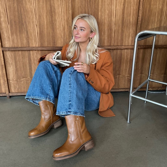 COPENHAGEN SHOES SAY MORE - BROWN/TAN Stiefel 125 TAN