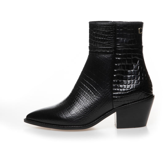 COPENHAGEN SHOES DIVIDED LOW Stiefel 0001 BLACK