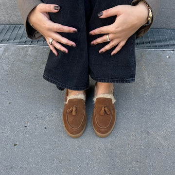 COPENHAGEN SHOES JUST A KISS Loafer 0026 LT. BROWN