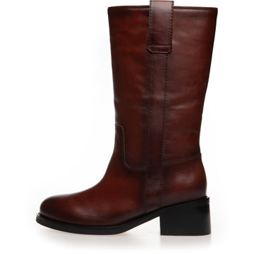 COPENHAGEN SHOES MY GOOD VIBES DK BROWN Long boot 00091 DARK BROWN (DOE)