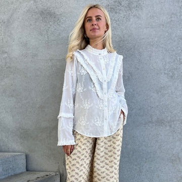 STORIES FROM THE ATELIER by COPENHAGENSHOES SHE IS LIKE THE WIND SHIRT 0061 WHITE