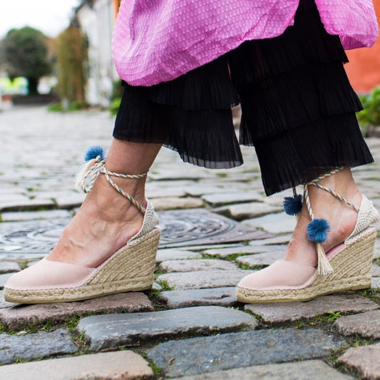 COPENHAGEN SHOES Sienna Copenhagenshoes by Josefine Valentin Keilsandalen 147 Rosa