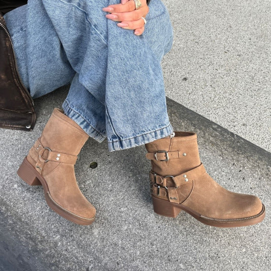 COPENHAGEN SHOES THE MAGIC MOVE SUEDE Stiefel 0057 TAUPE