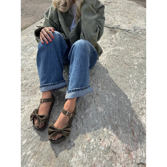 COPENHAGEN SHOES THE SUMMER BREEZE - SUEDE Sandalen 099 Army