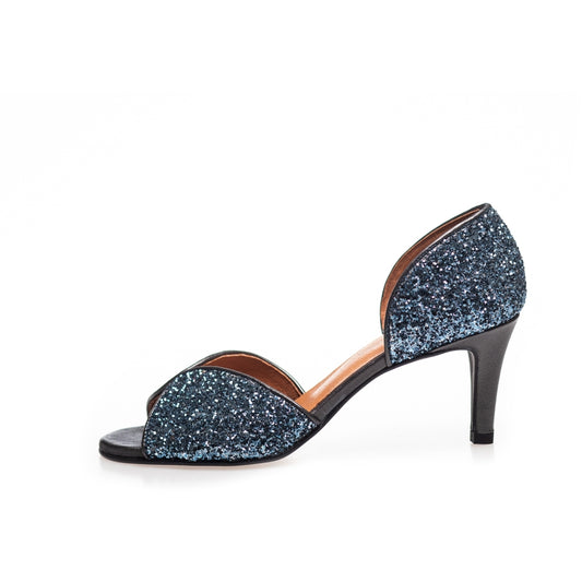 COPENHAGEN SHOES MY DIAMONDS - BLUE Stilettos 011 BLUE GLITTER