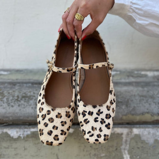 COPENHAGEN SHOES ALL FOR LOVE-BEIGE LEP Ballerinas 00079 BEIGE LEP.