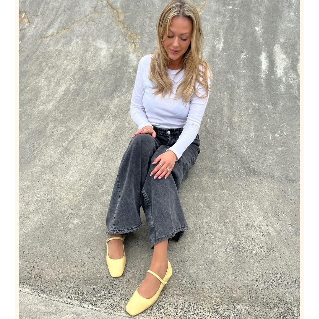 COPENHAGEN SHOES ALL FOR LOVE Ballerinas 5544 Sun Yellow
