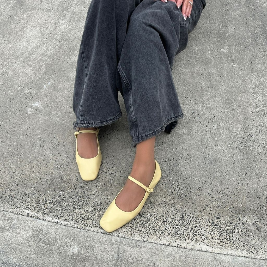 COPENHAGEN SHOES ALL FOR LOVE Ballerinas 5544 Sun Yellow