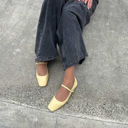 COPENHAGEN SHOES ALL FOR LOVE Ballerinas 5544 Sun Yellow
