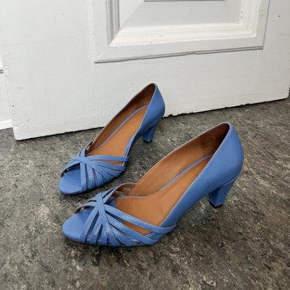 COPENHAGEN SHOES ALL I NEED LEATHER Stilettos 1202 ELECTRIC BLUE