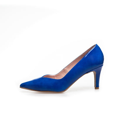 COPENHAGEN SHOES ALONE - PATENT Stilettos 1202 ELECTRIC BLUE