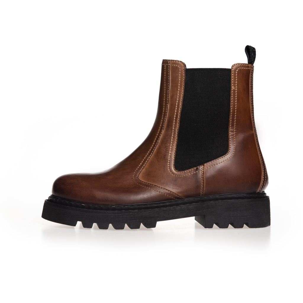 COPENHAGEN SHOES ANKLE BOOT Stiefel 0500 BROWN/BLACK