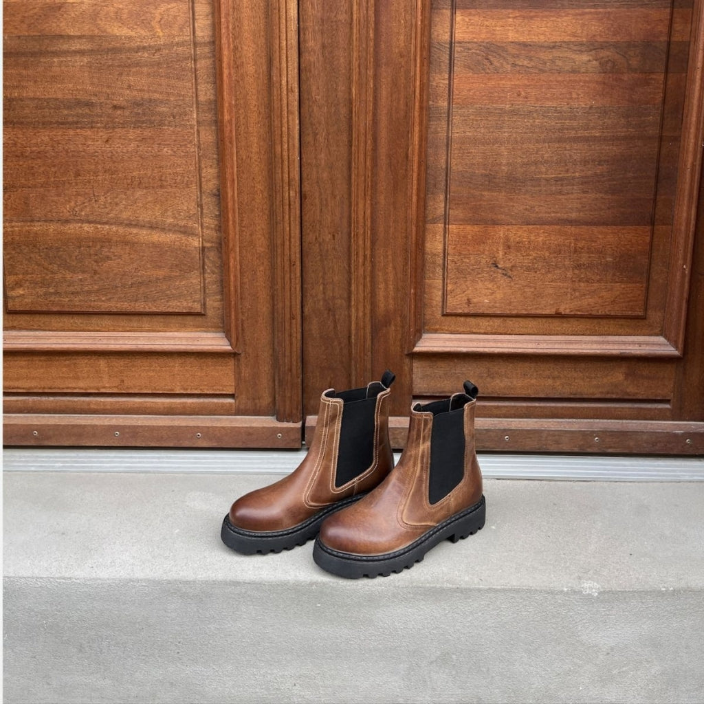 COPENHAGEN SHOES ANKLE BOOT Stiefel 0500 BROWN/BLACK