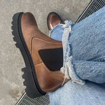 COPENHAGEN SHOES ANKLE BOOT Stiefel 0500 BROWN/BLACK
