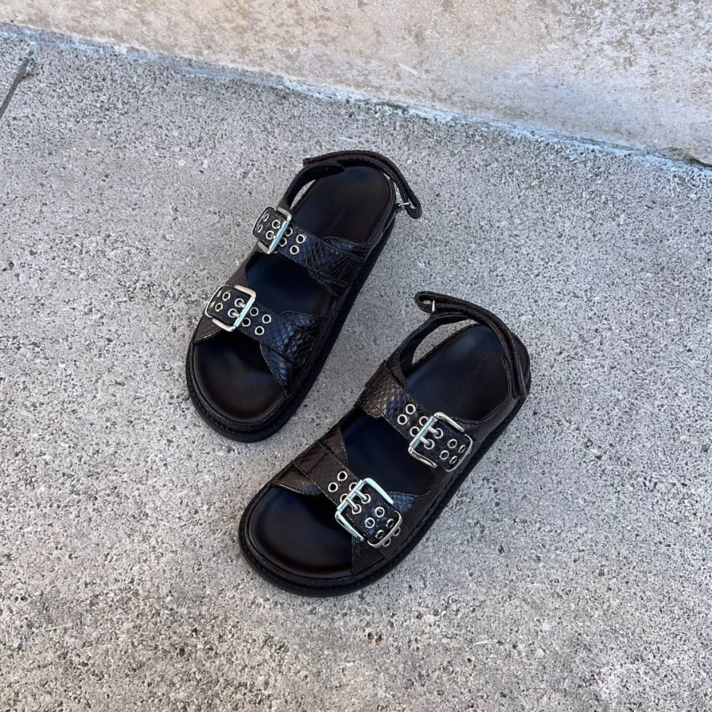 COPENHAGEN SHOES AS I WAS L. Sandalen 004 Dark brown