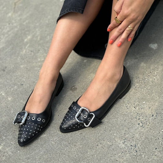 COPENHAGEN SHOES AS THE MOVE BLK Ballerinas 0001 BLACK