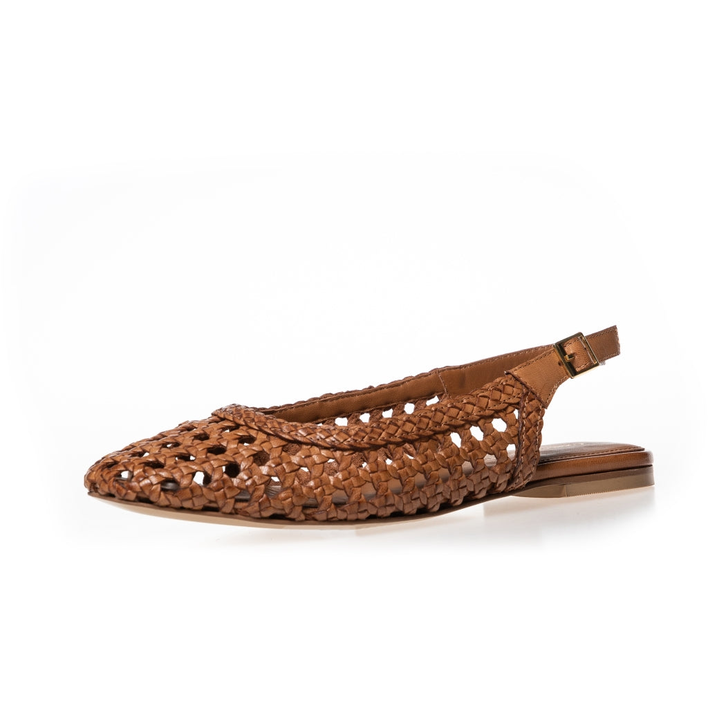 COPENHAGEN SHOES AS THE SEA Ballerinas 0241 COGNAC