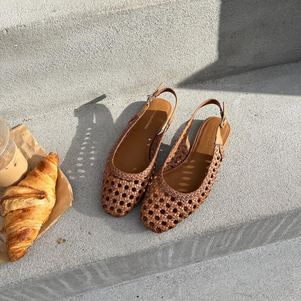 COPENHAGEN SHOES AS THE SEA Ballerinas 0241 COGNAC