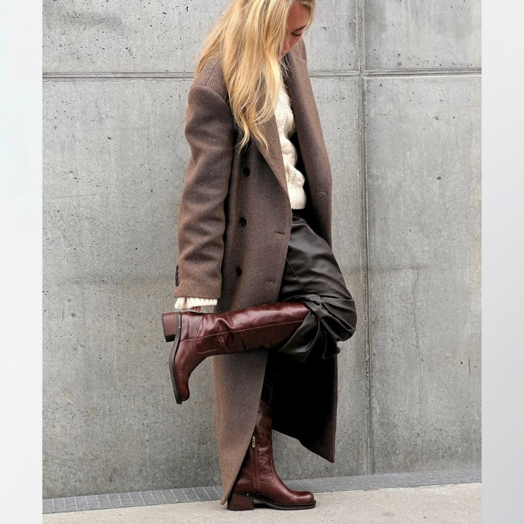 COPENHAGEN SHOES A REAL WOMAN'S WORLD Long boot 0012 BROWN