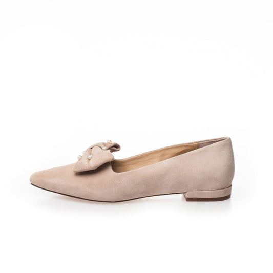 Copenhagen Shoes by Josefine Valentin BE GOOD PEARLS Loafer 0002 BEIGE