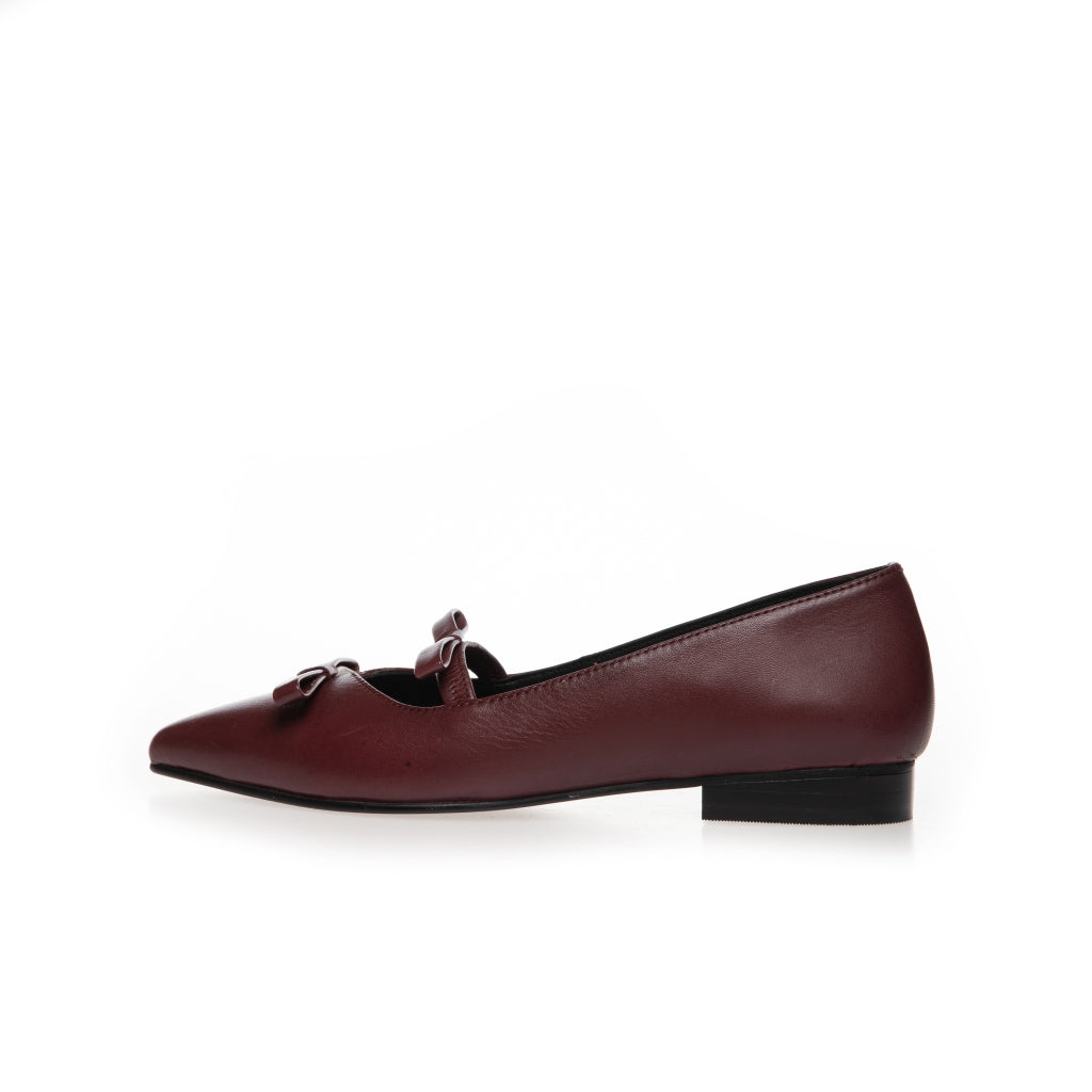 COPENHAGEN SHOES THE ONE - BORDEAUX Ballerinas 2222 BORDEAUX