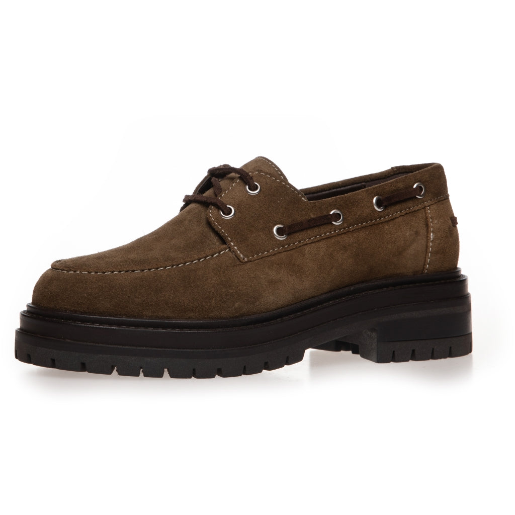 COPENHAGEN SHOES BE PREPARED Boat Shoe 0581 KHAKI
