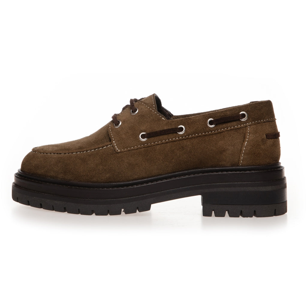 COPENHAGEN SHOES BE PREPARED Boat Shoe 0581 KHAKI