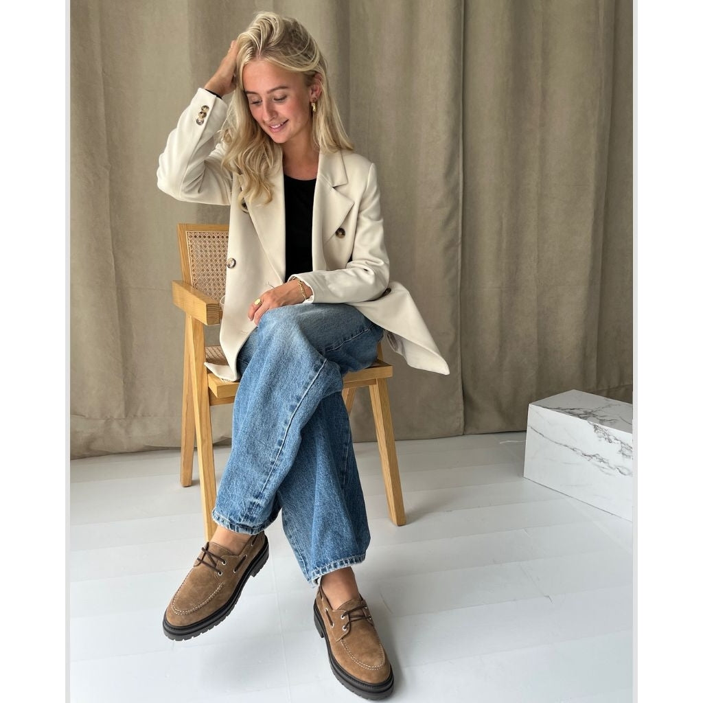 COPENHAGEN SHOES BE PREPARED Boat Shoe 125 TAN