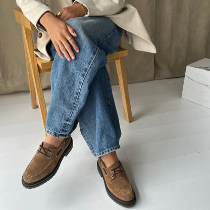 COPENHAGEN SHOES BE PREPARED Boat Shoe 125 TAN