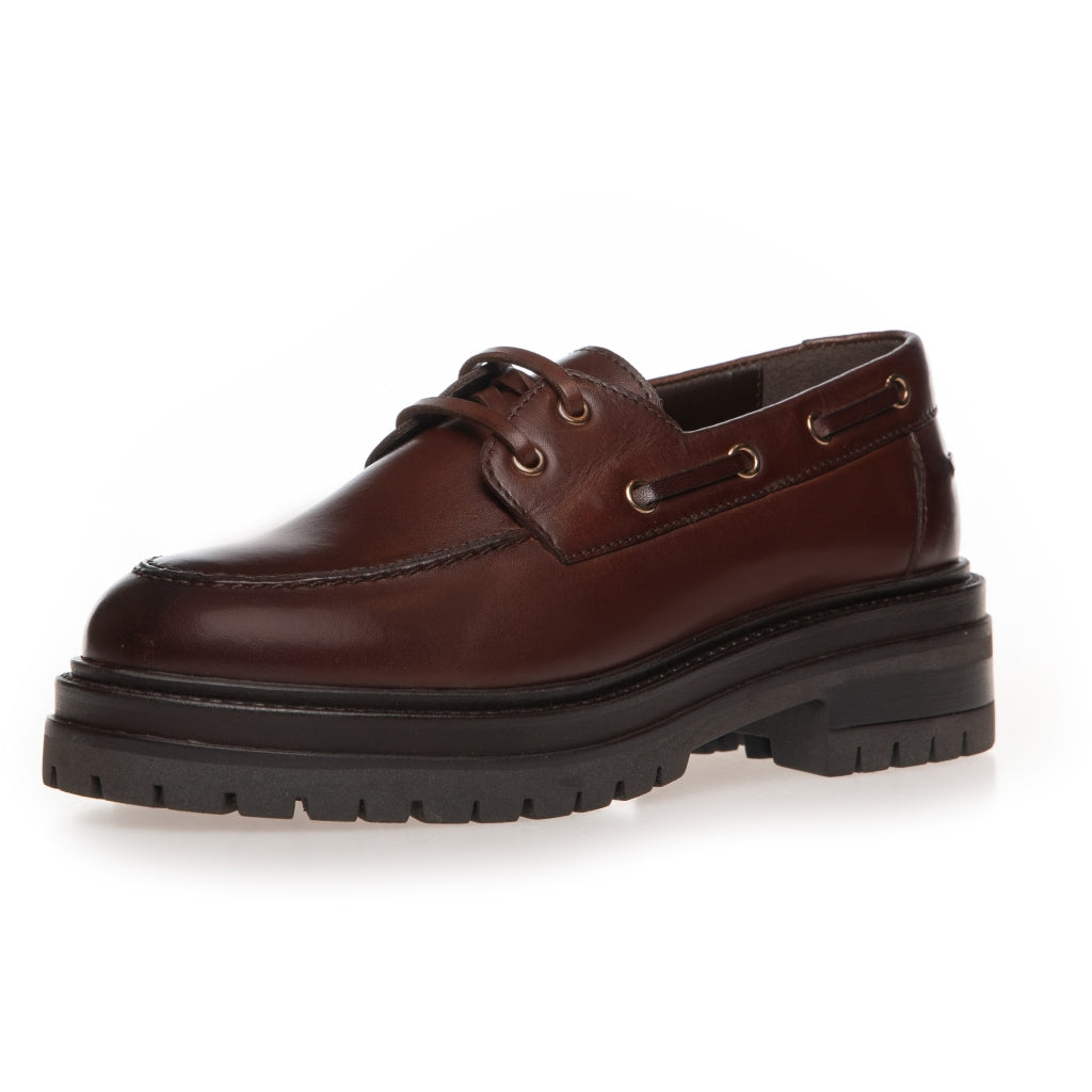 COPENHAGEN SHOES BE PREPARED Boat Shoe 0012 BROWN