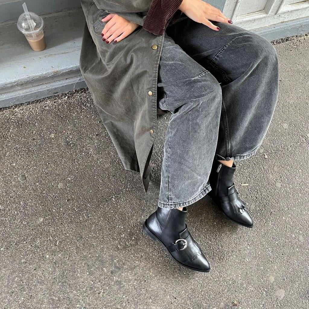 COPENHAGEN SHOES IF WHEN Stiefel 0001 BLACK