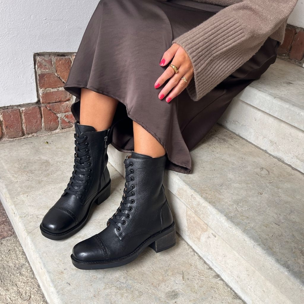 COPENHAGEN SHOES BE PREPARED Stiefel 0001 BLACK