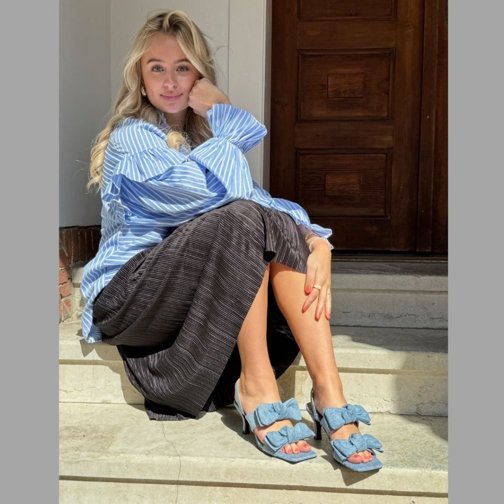 COPENHAGEN SHOES BREATHE - DENIM Stilettos 0220 DENIM