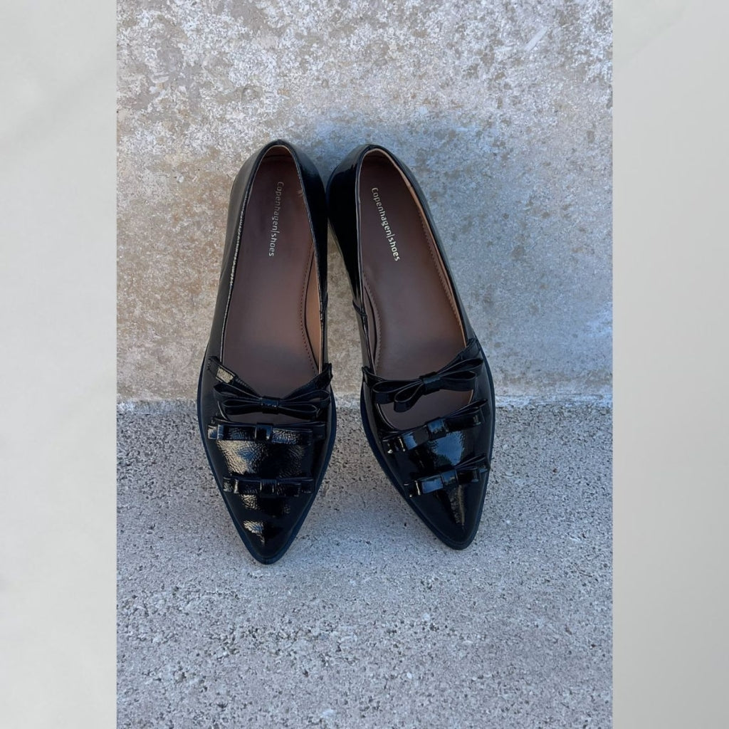 COPENHAGEN SHOES CARRING Ballerinas 0011 BLACK PATENT