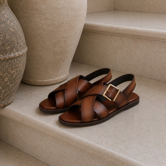 COPENHAGEN SHOES CECILE Sandalen 847 Dark Brown
