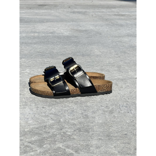 COPENHAGEN SHOES CELINA LEATHER Slippers 001 Black