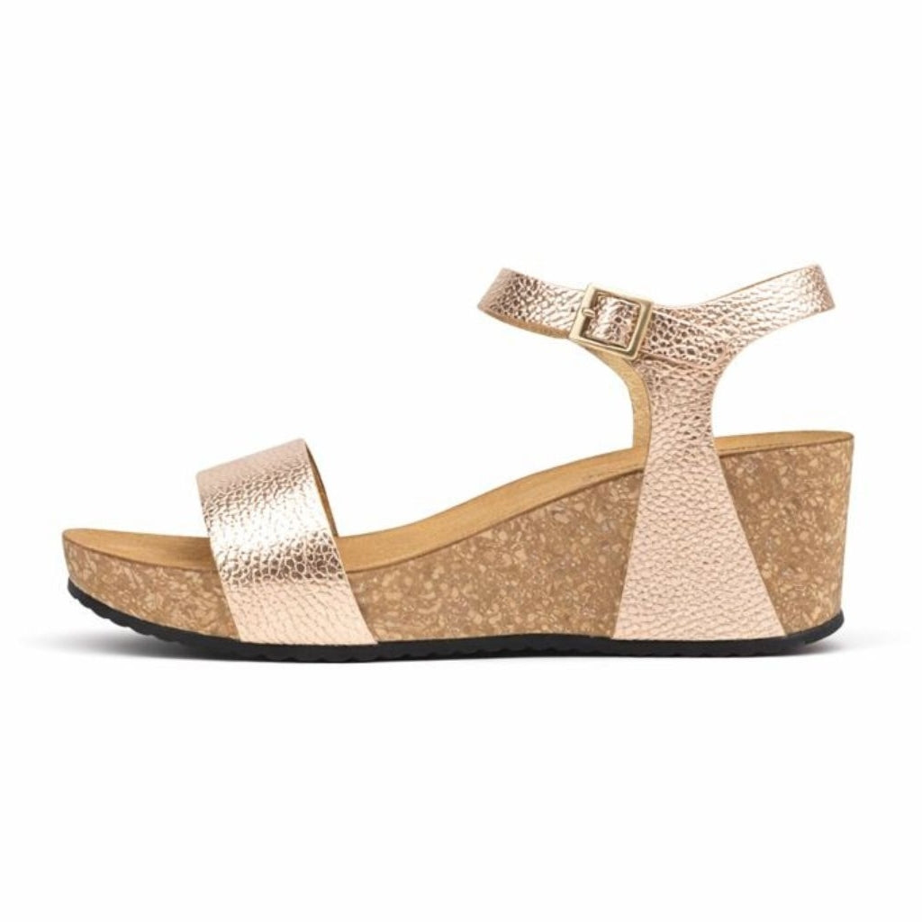 COPENHAGEN SHOES CINDY Keilsandalen 005 Gold