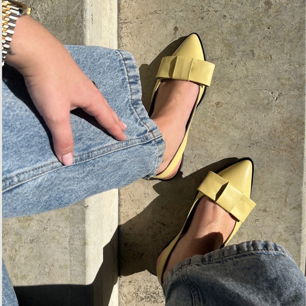 COPENHAGEN SHOES CITY WALK Ballerinas 0876 LIGHT YELLOW