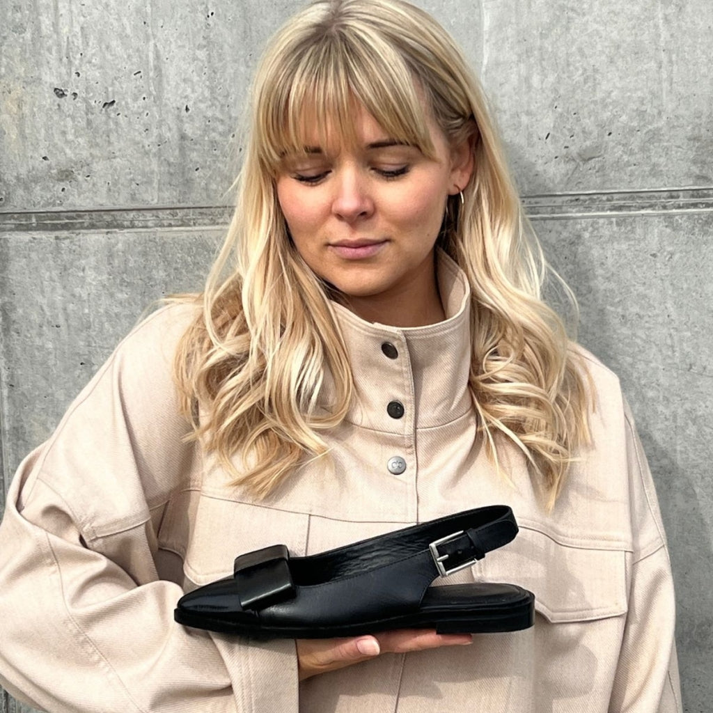 COPENHAGEN SHOES CITY WALK - BLACK Ballerinas 0001 BLACK