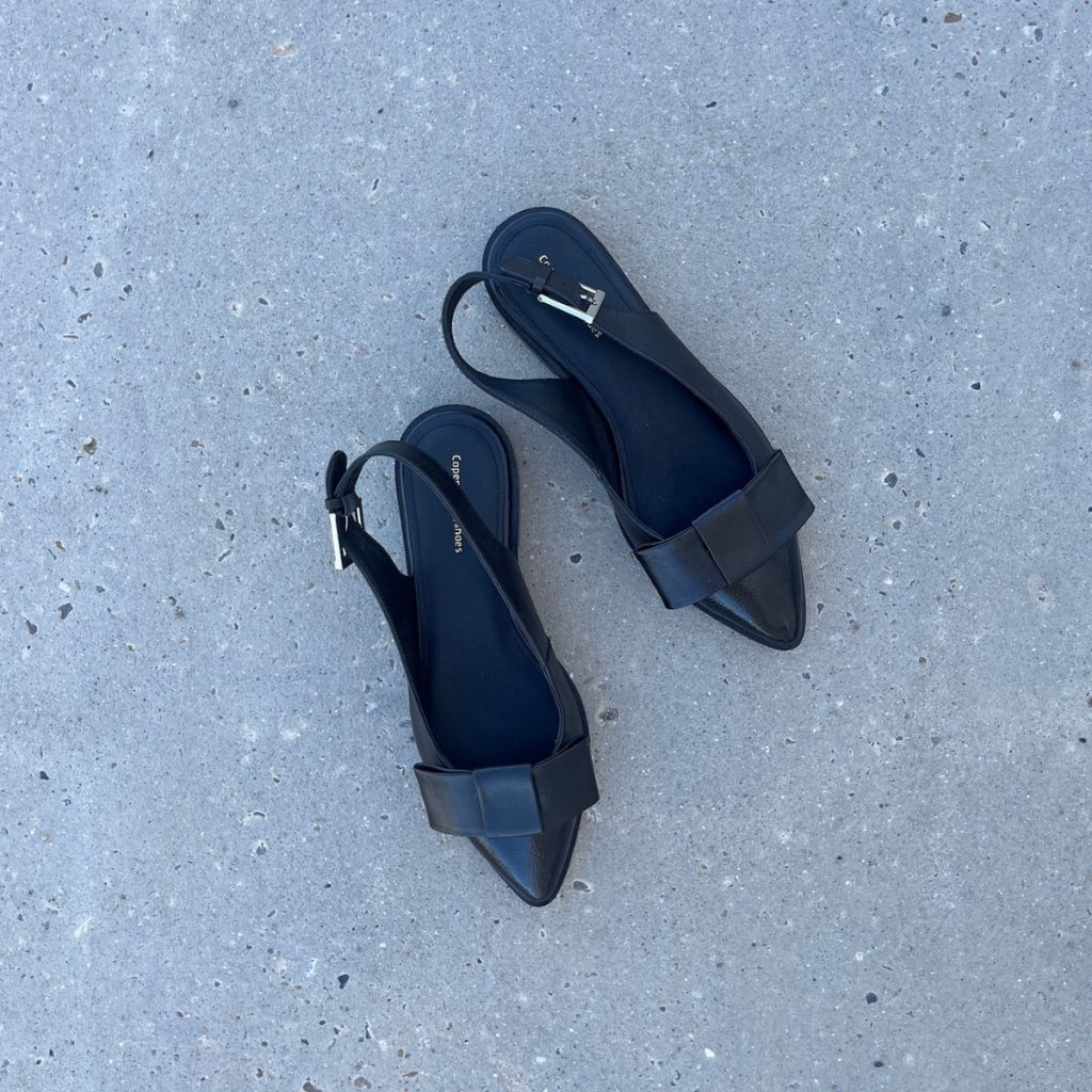 COPENHAGEN SHOES CITY WALK - BLACK Ballerinas 0001 BLACK