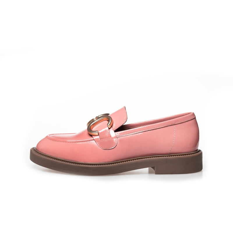 COPENHAGEN SHOES COME WITH ME PATENT Loafer 158 ROSA