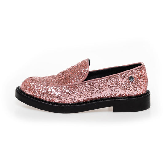 COPENHAGEN SHOES CPHS LOAFER Loafer 2306 ROSA GLITTER