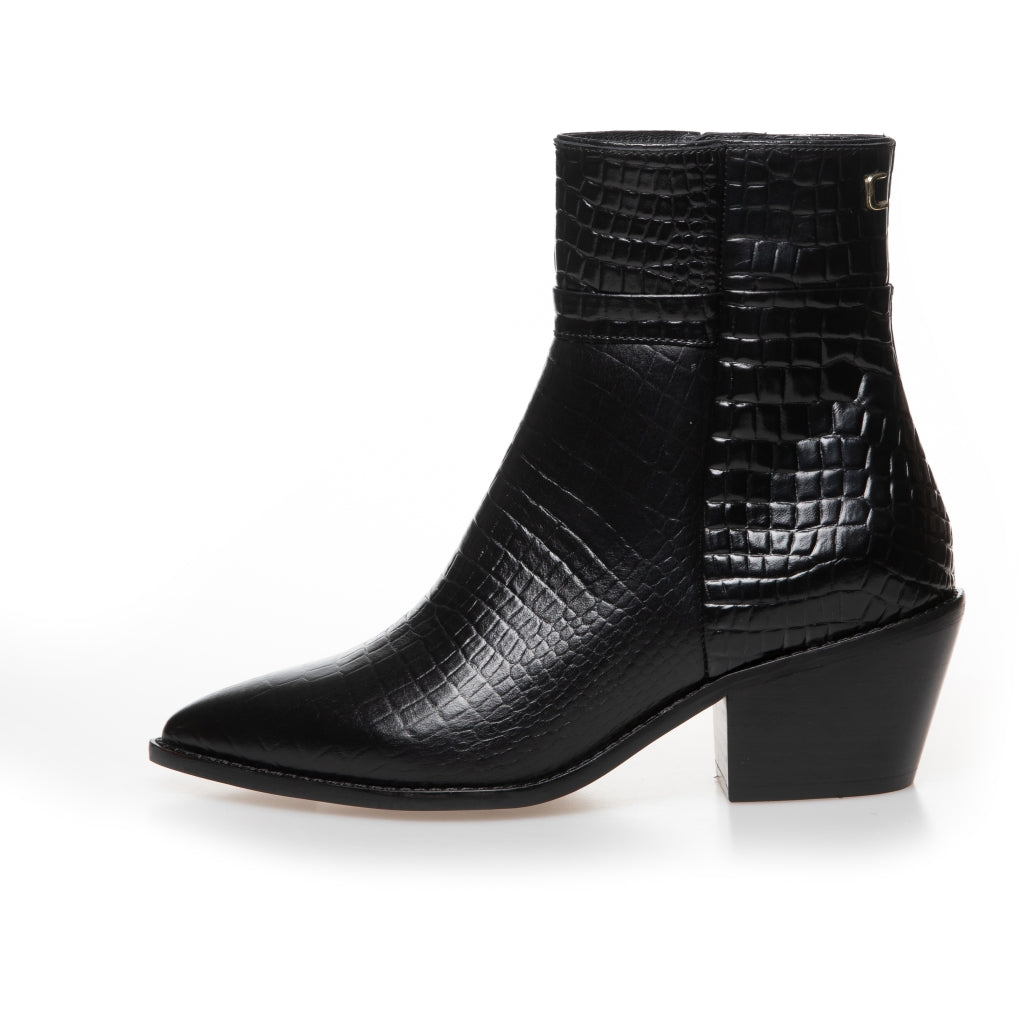COPENHAGEN SHOES DIVIDED LOW Stiefel 0001 BLACK