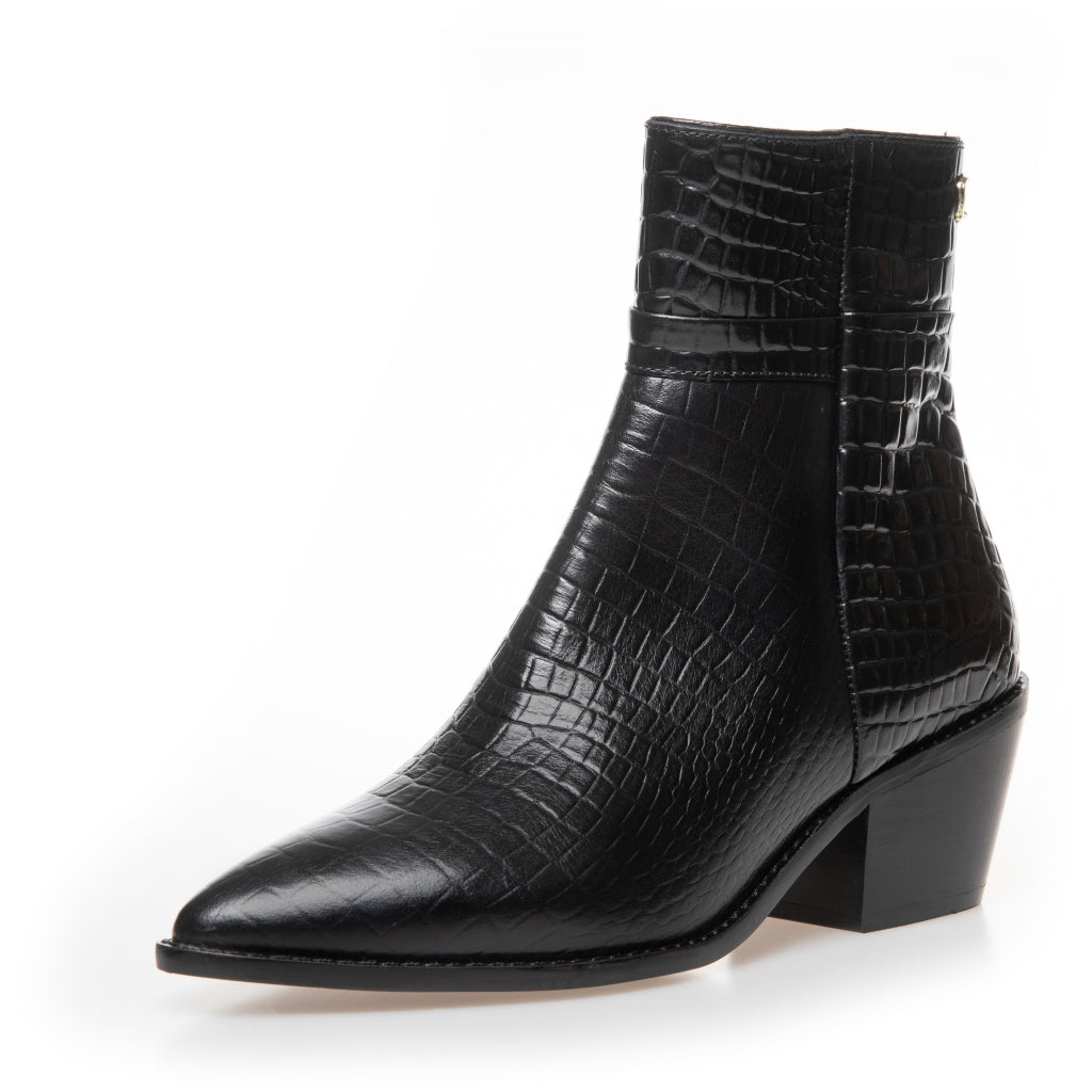 COPENHAGEN SHOES DIVIDED LOW Stiefel 0001 BLACK