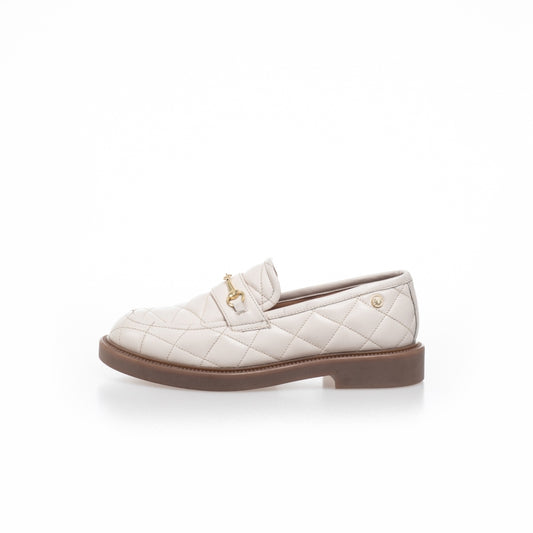 COPENHAGEN SHOES EMBRACE QUILTED Loafer 002 Beige