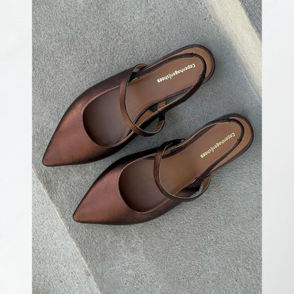 COPENHAGEN SHOES FEEL FREE BRONZE Ballerinas 0052 BRONZE