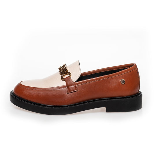 COPENHAGEN SHOES FEEL SPRING Loafer 214 COGNAC / NUDE