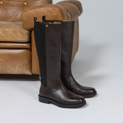 COPENHAGEN SHOES FEEL THE FAITH L. Long boot 004 Dark brown